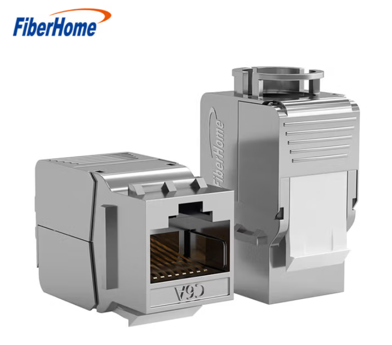 超六类屏蔽模块（免打180°进线）