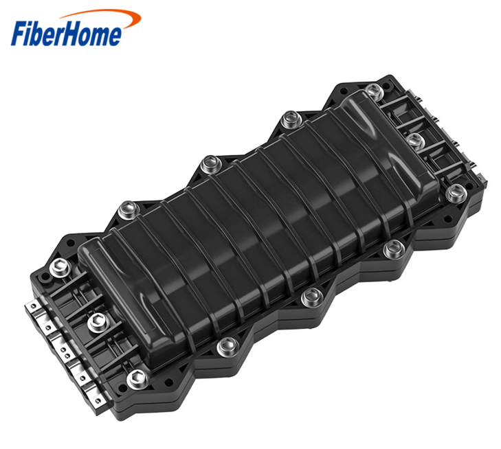 烽火（FiberHome）光缆接续盒72芯光纤接头盒4进4出熔接包卧式H8四进四出防水