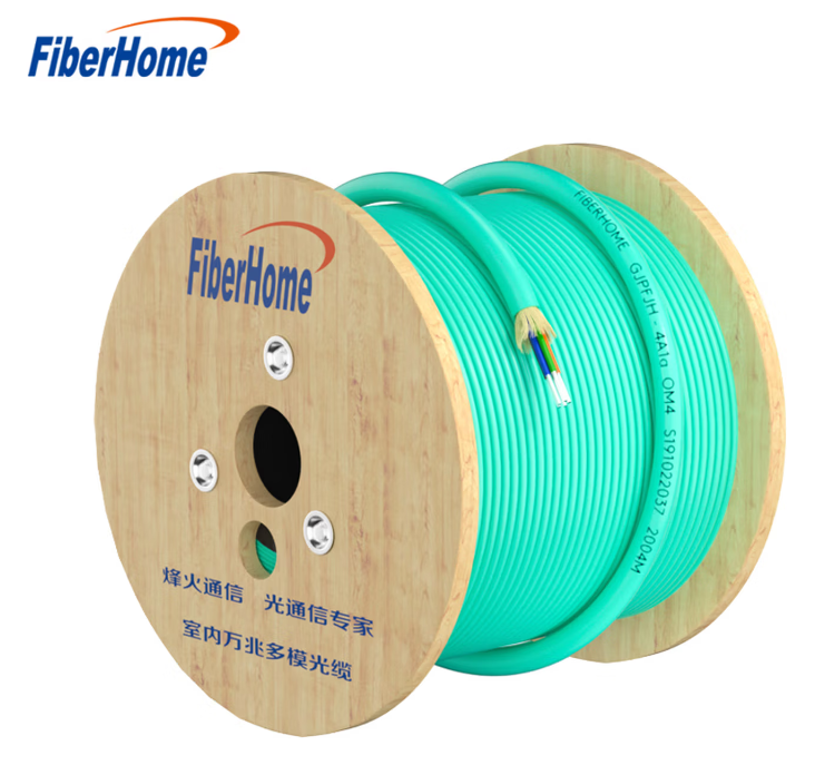 烽火室内万兆多模光缆OM4电信级低烟无卤8芯GJPFJH