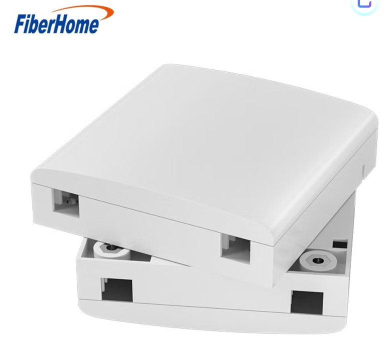 烽火 FiberHome 双孔光纤插座面板 86型线盒 SC LC双口