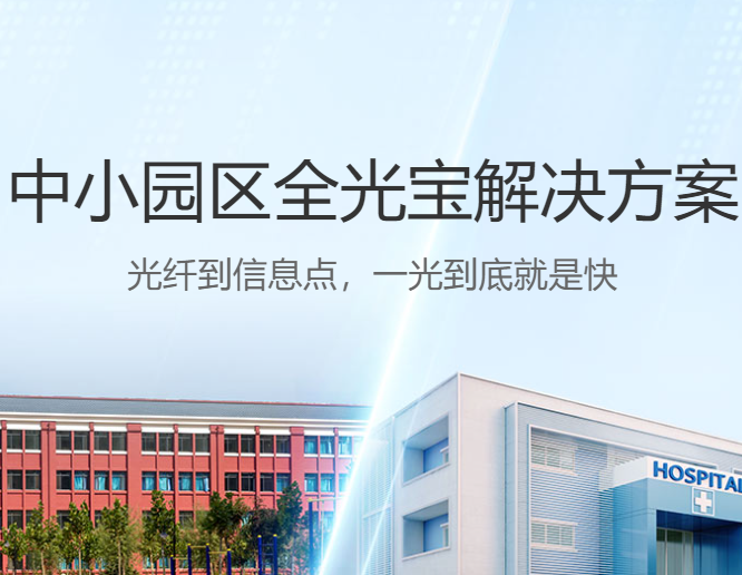 中小园区全光宝解决方案 光纤到信息点，一光到底就是快