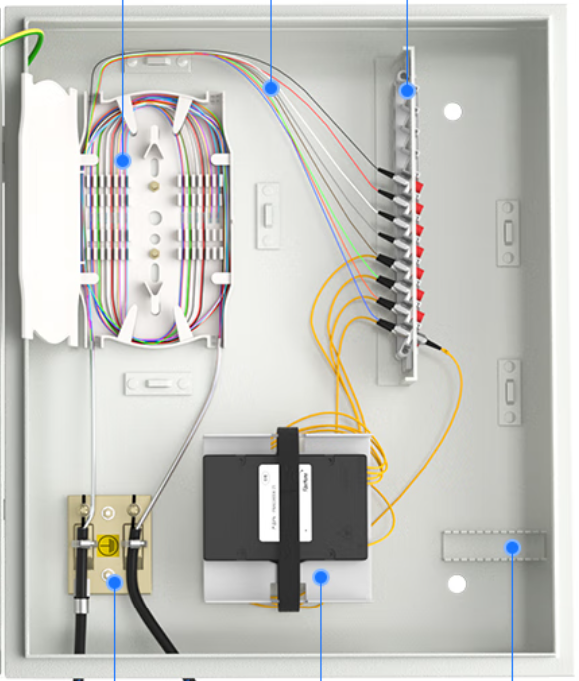 烽火（FiberHome）144芯 电信级光纤分纤箱室外光缆分线箱分纤箱空箱